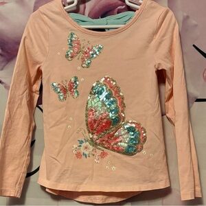 Girls Tommy Bahamas Butterfly Shirt with Bow in back Size XS (4)